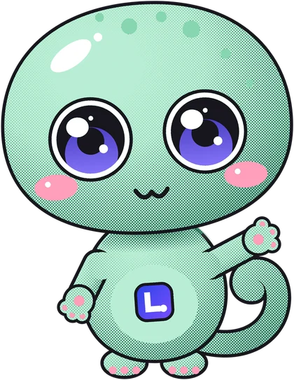 Cika, maskot LokaSite, melambai